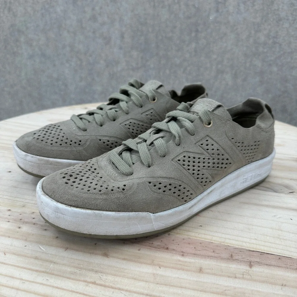 New Balance CRT300 Deconstructed Sneakers Womens 7.5 Olive Green Suede Low Top